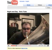 Tuba plays Night and Day Tuba plays Night and Day
