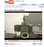 Robot plays Giant Steps Robot Giant Steps