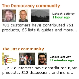 Amazon.com Communities